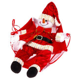 Christmas Santa Claus Snowman Parachute Pendant Xmas Tree Hanging Ornaments