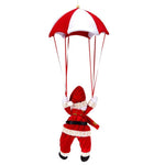 Christmas Santa Claus Snowman Parachute Pendant Xmas Tree Hanging Ornaments